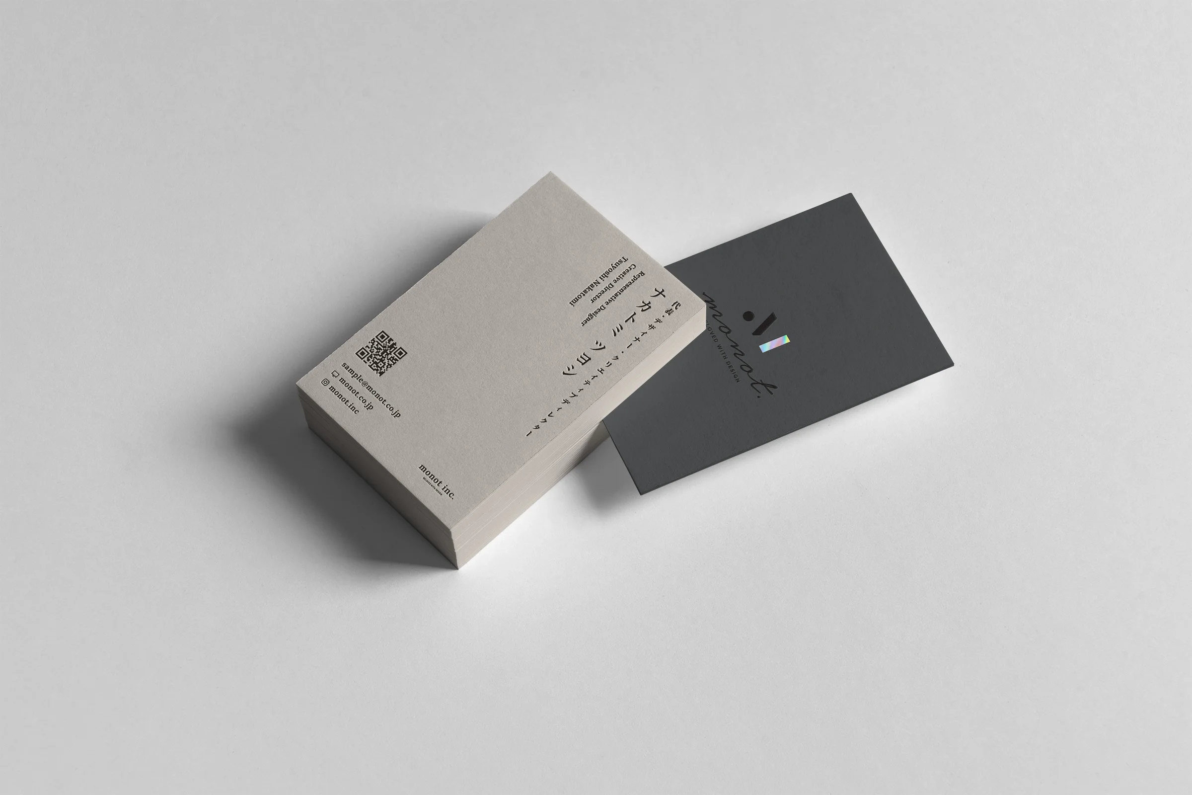 monot Inc. 名刺デザイン