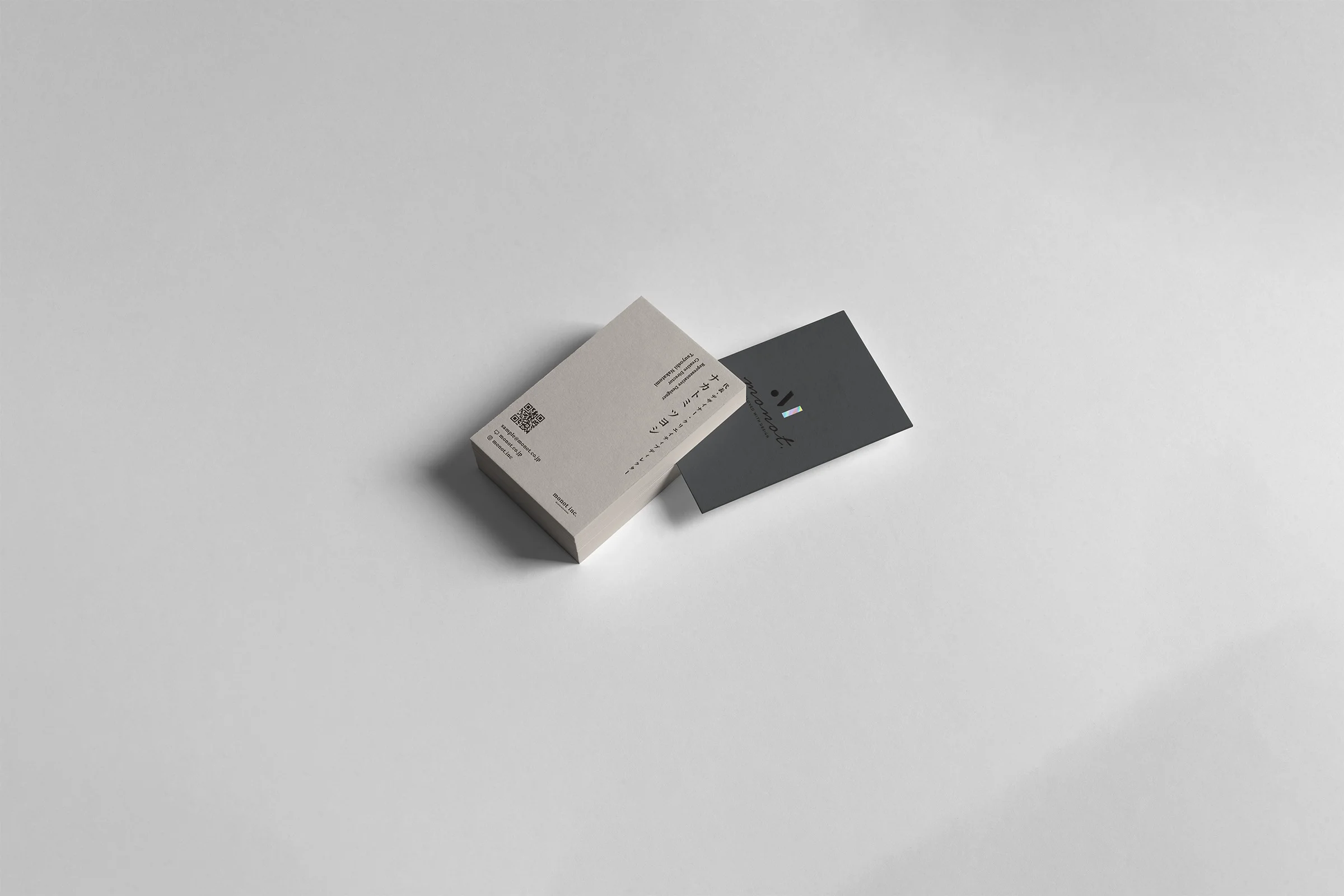 monot Inc. 名刺デザイン